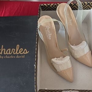 Charles by Charles David Nude Heels